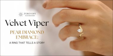Velvet Viper Pear Diamond Embrace: A Ring That Tells a Story