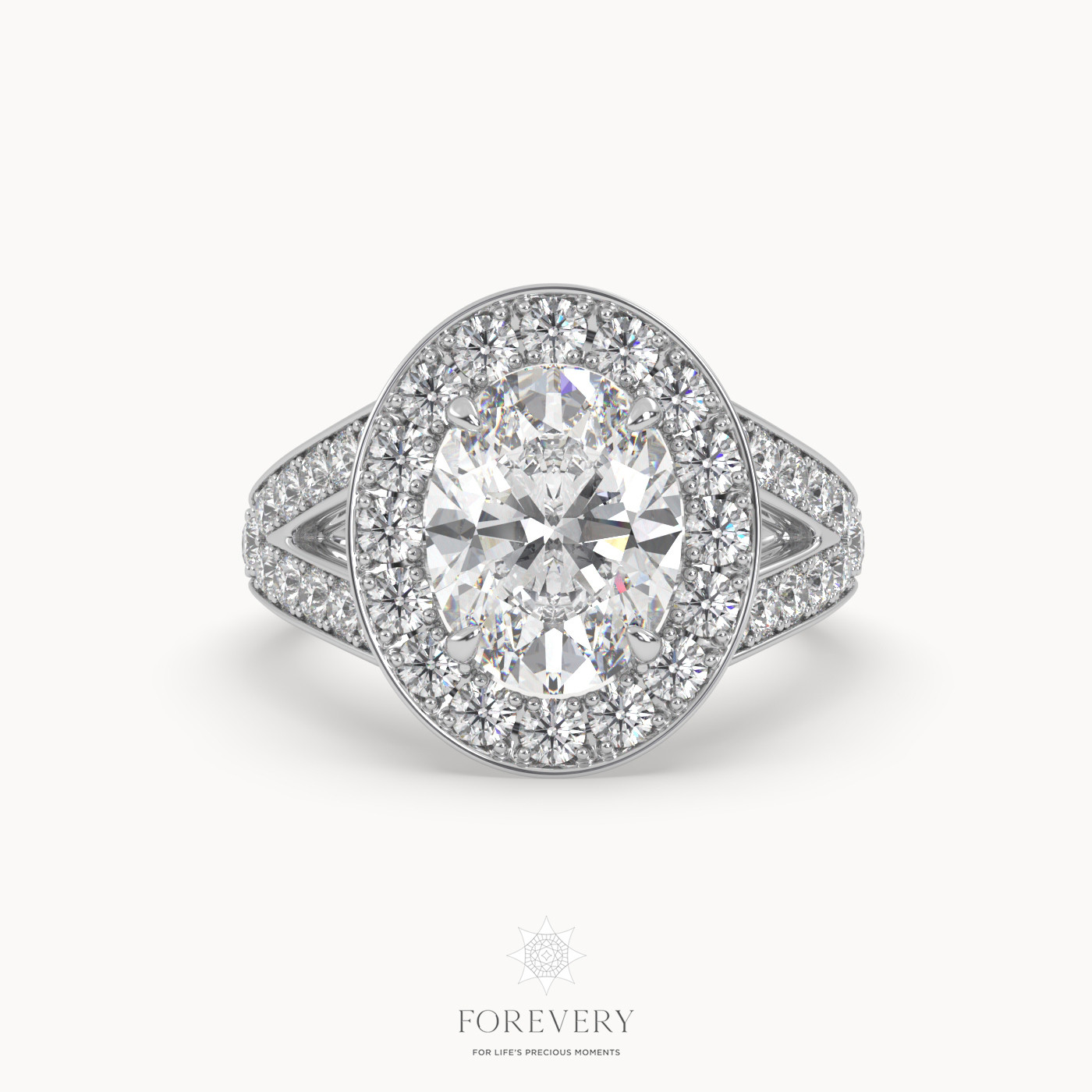 18k yellow gold  halo style luxurious diamond engagement ring Photos & images