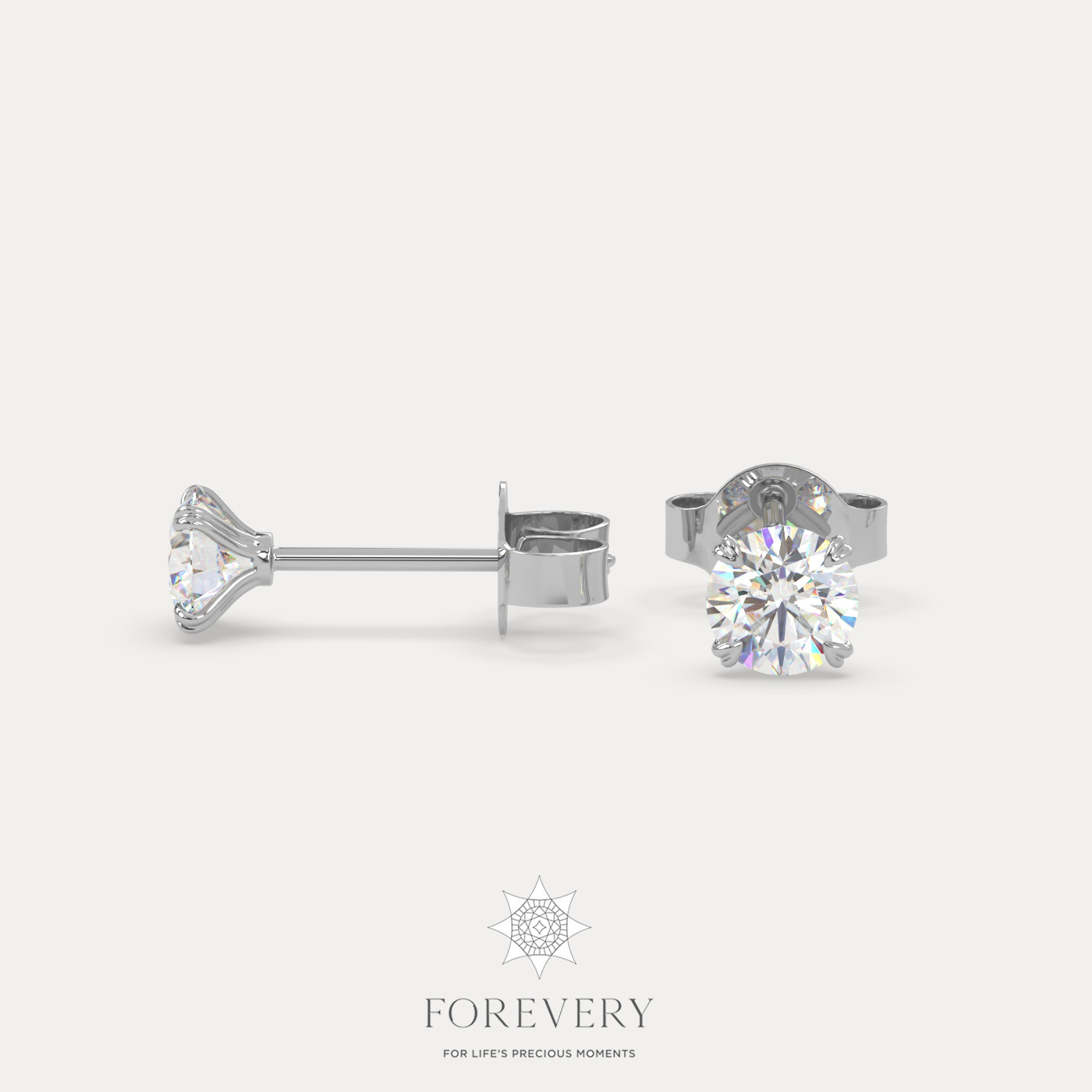 ONE LOVE DIAMOND STUDS